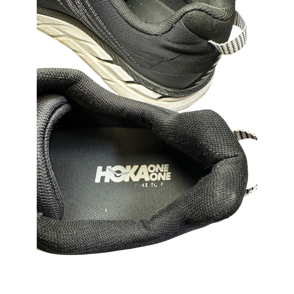 Hoka One One Clifton 6 Running Shoes Black White 1102876 BWHT Size 15 2E Wide - Picture 4 of 7